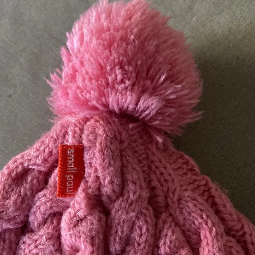 Small Paul Kids Girls Knit Hat -Pink